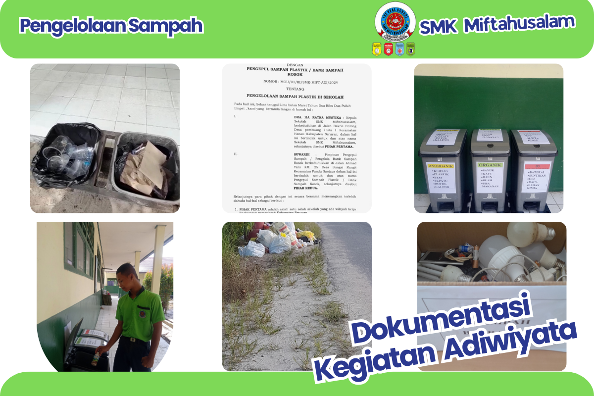 Pengolahan Sampah Habis Pakai