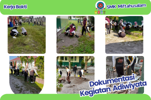 Kerja Bakti Warga Sekolah 